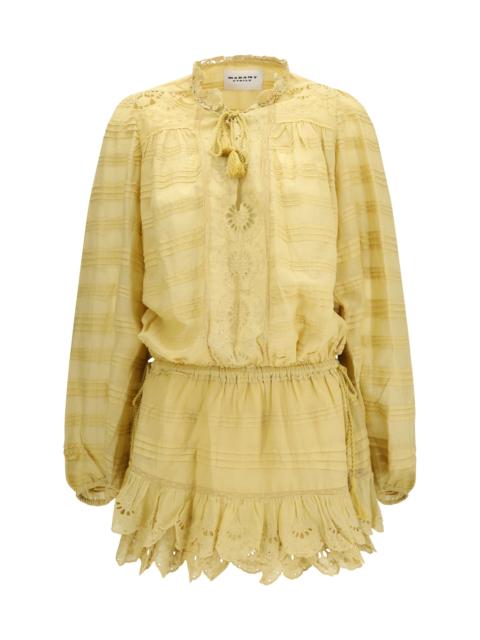 Isabel Marant Étoile Marant Etoile Preya Short Cotton Dress