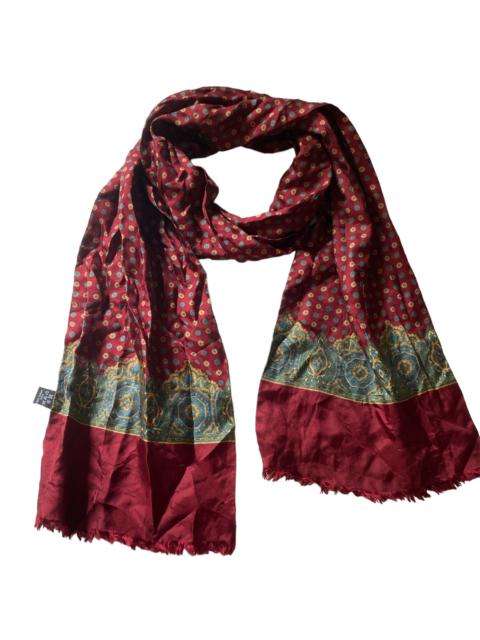 Other Designers Italian Double Sided Silk Scarf 