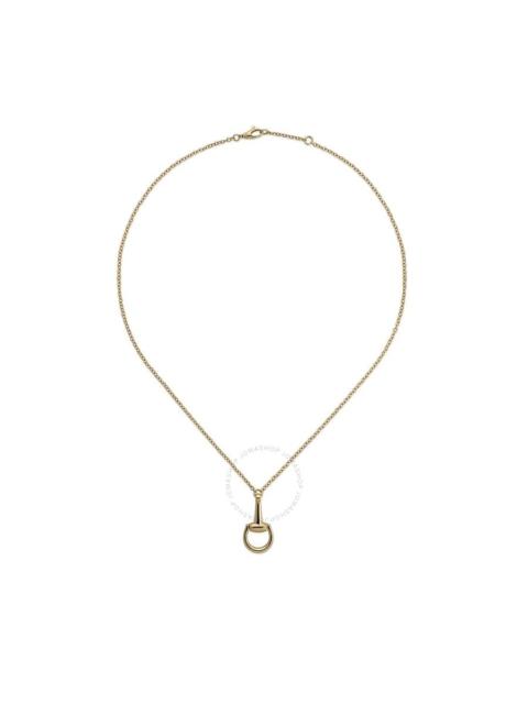 GUCCI Gucci 18K Horsebit Chain Necklace - Ybb795818001