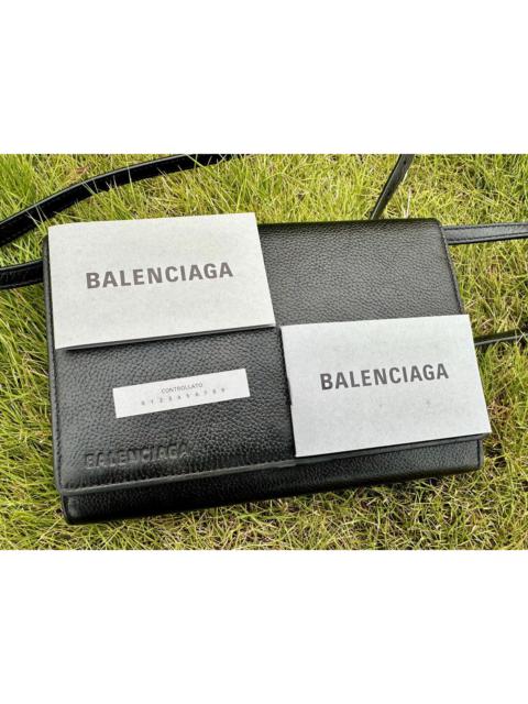 Authentic Balenciaga Small Logo Flapp Crossbody Bag