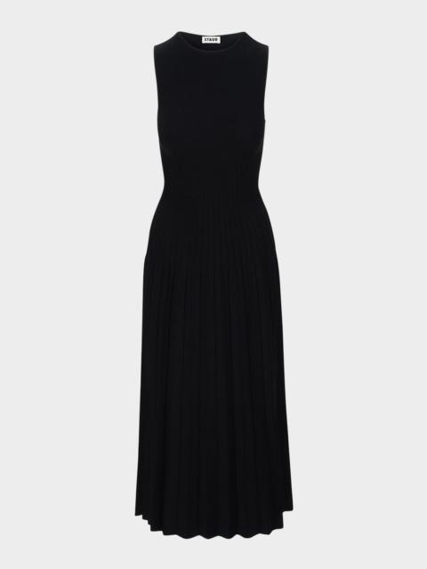 STAUD Elyse Knit Midi Dress