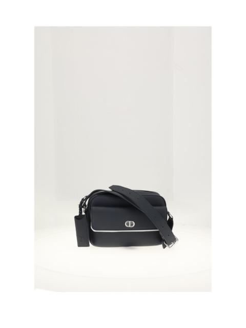 Dior Dior Homme Top Zip Messenger CD Icon Navy
