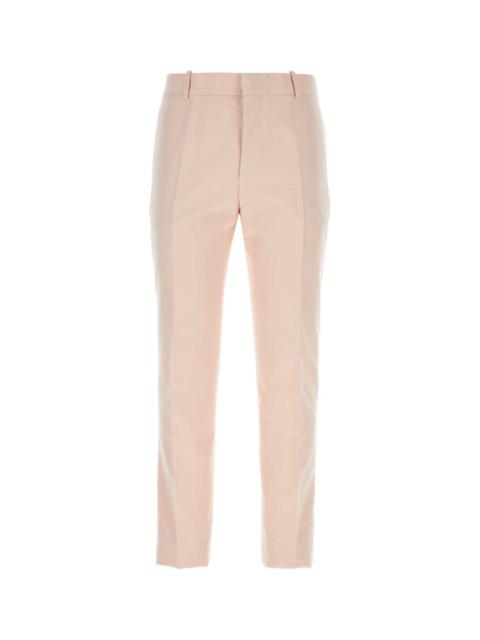 Alexander McQueen Alexander Mcqueen Men Pastel Pink Twill Pant