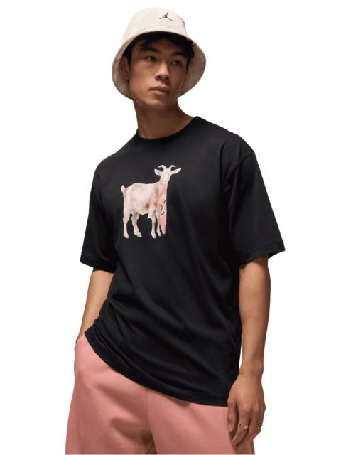 Jordan Jordan Mens Jordan NC GOAT Short Sleeve Crew