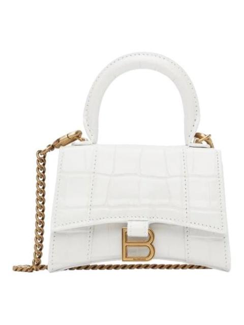 BALENCIAGA Hourglass leather crossbody bag