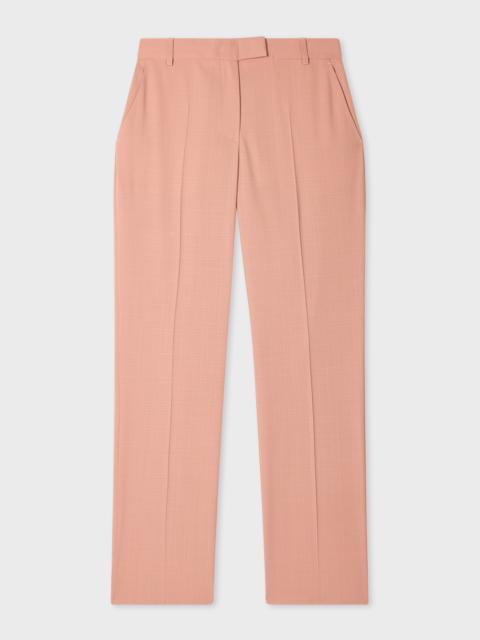 Paul Smith Women's Pink Cotton-Blend Double Breasted Two-Piece Suit
