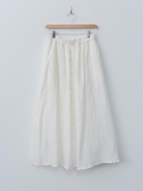 ICHI Antiquités French Linen Skirt - White