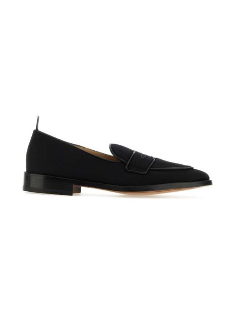 Thom Browne Midnight Blue Fabric Loafers
