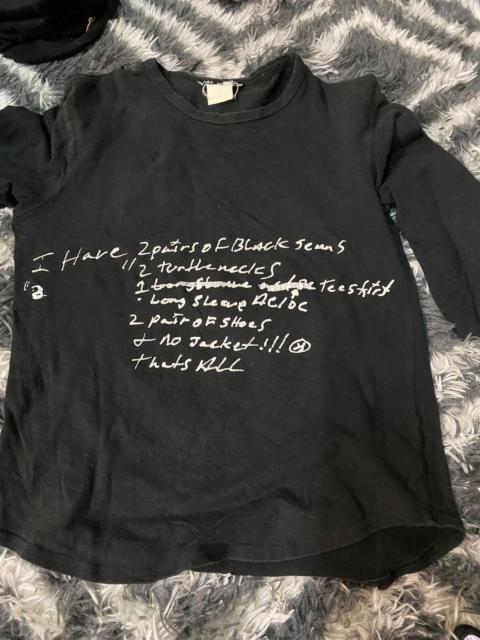 Raf Simons Vintage Raf Simons Quote 3Q crop Tee