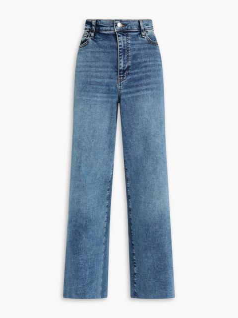 FRAME Le Slim Palazzo high-rise wide-leg jeans