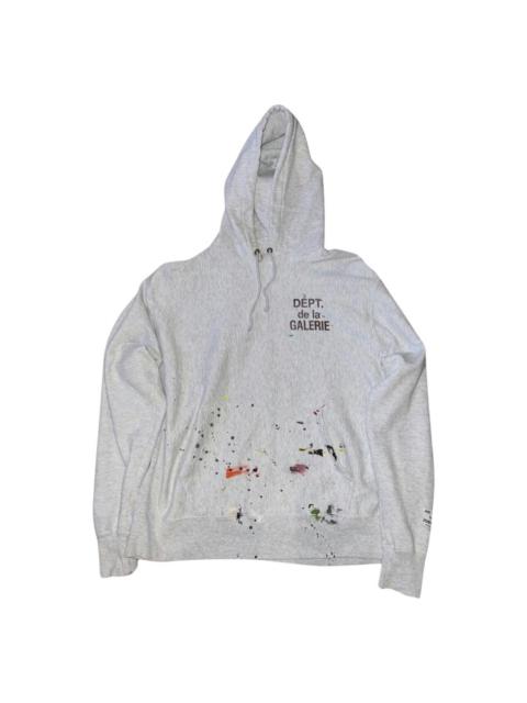 Other Designers Gallery Dept. - Paint splatter French logo hoodie