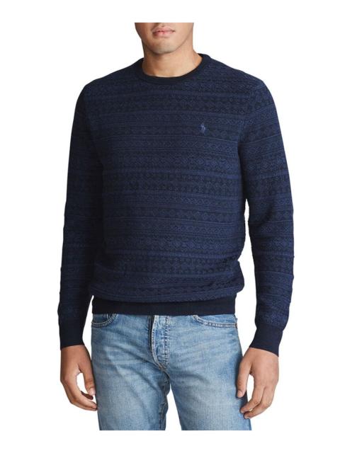 Ralph Lauren Polo Ralph Lauren Fair Isle Merino Wool Knit Jumper Navy