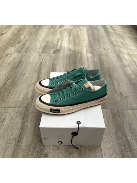 visvim Visvim Skagway low top cotton sneakers in green