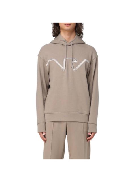 Emporio Armani Incense Eagle Logo Jersey Hoodie