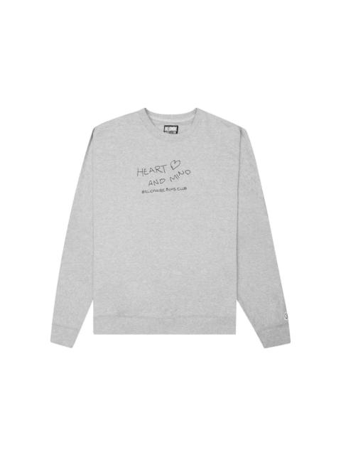 BILLIONAIRE BOYS CLUB Billionaire Boys Club PHEART Crewneck Sweater Gray