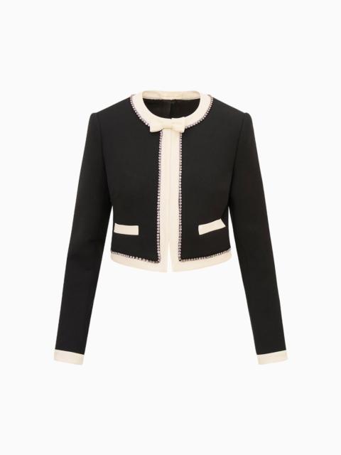 LoveShackFancy Ralphette Embellished Bow Jacket