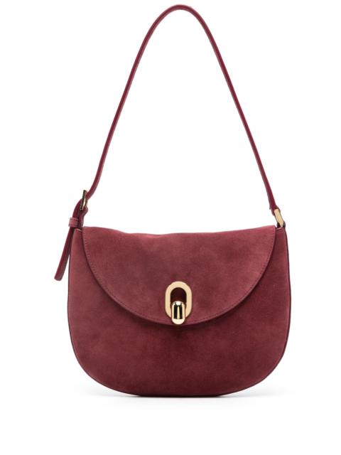SAVETTE Small Tondo Hobo In Suede Bag By Savette
