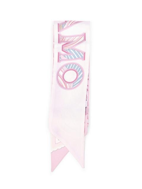 FERRAGAMO Brezza print silk twill bandeau