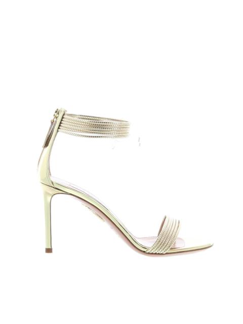 AQUAZZURA Aquazzura – Sway Sandal 85 – Soft Gold