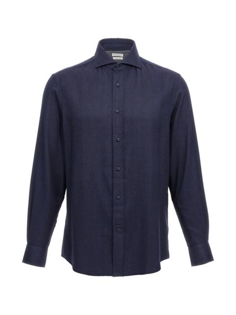 Brunello Cucinelli Herringbone shirt