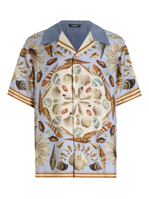 Dolce & Gabbana shell-print shirt
