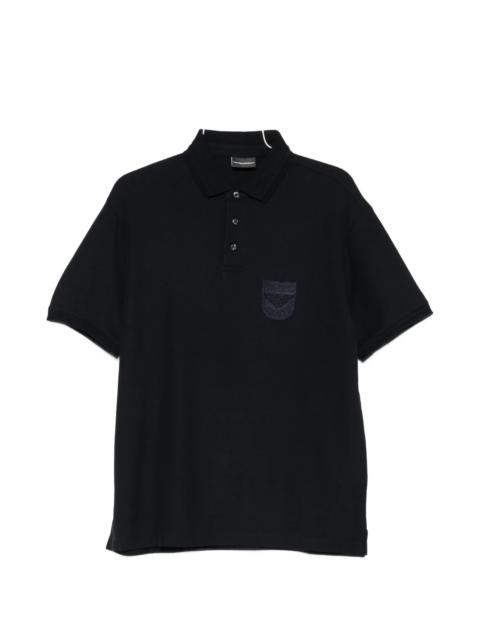 EMPORIO ARMANI Emporio Armani Logo-patch Polo Shirt