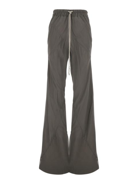 Rick Owens Rick Owens Women 'Bias' Grey Trousers With Elastic Waist With Drawstring In Silk And Fabric Blend Wo