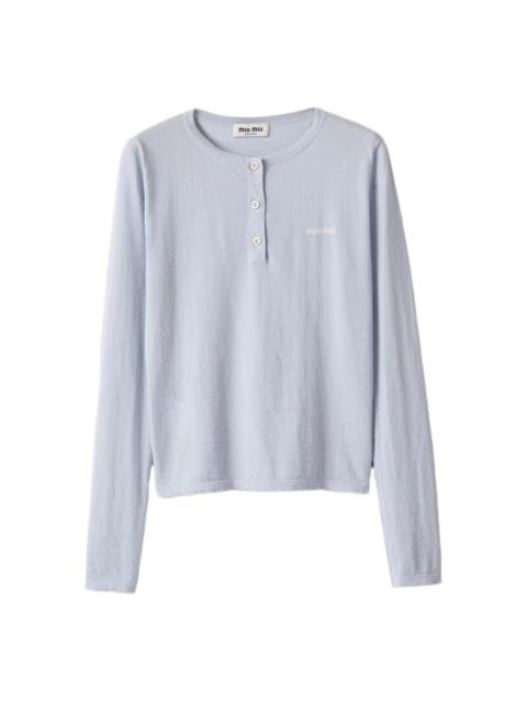 Miu Miu Miu Miu Blue Tops - T-Shirts & Jerseys Women