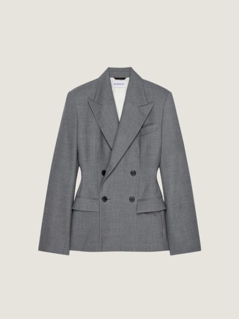 DOUBLE BREASTED JACKET IN WOOL