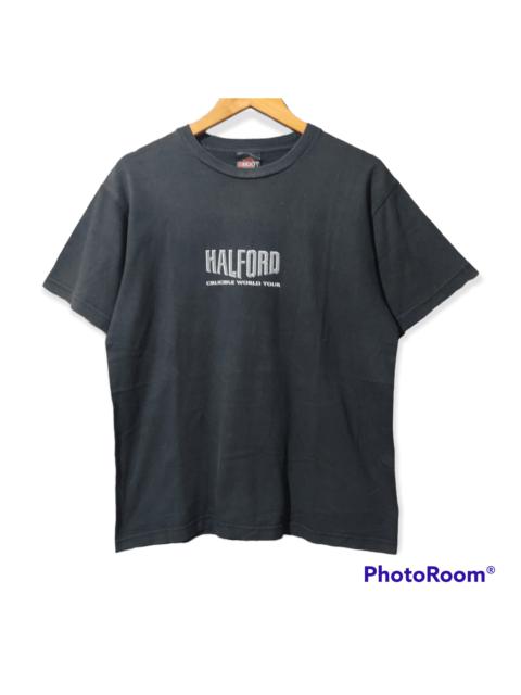 Other Designers Tour Tee - Vintage Y2k Band HALFORD Crucible World Tour Tshirt
