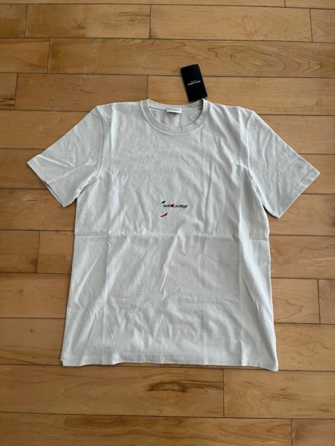 SAINT LAURENT NWT - Saint Laurent Rive Gauche Paint Logo T-shirt