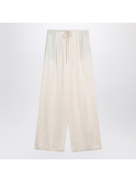 Róhe Wide-leg trousers in pearl colour