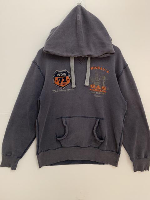 Other Designers Vintage 90s Mickey Mouse Hoodie Pullover Small Grey
