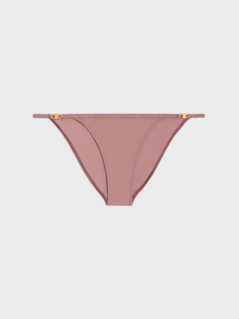 CELINE triomphe swimsuit bottom in matte jersey
