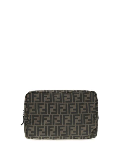 FENDI Fendi Men Medium Superlight Ff Zucca Fabric Beauty Case