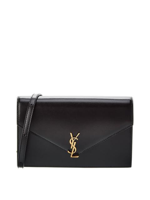 SAINT LAURENT Saint Laurent Envelope Mini Leather Shoulder Bag