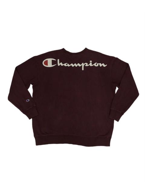 Champion Classic Spell-out Big Logo Crewneck Sweatshirt