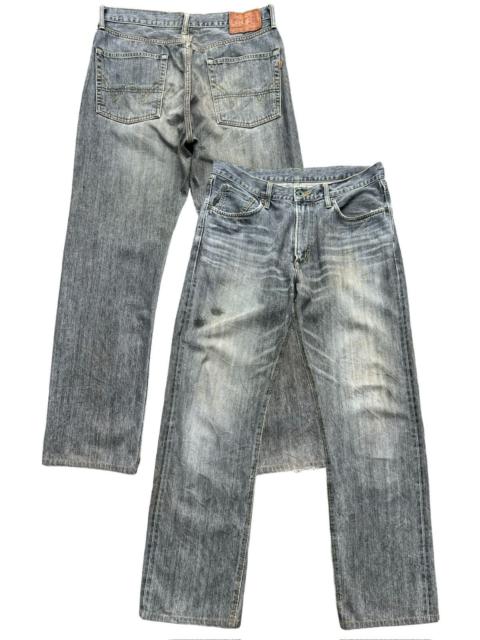 Vintage Edwin 505zx Selvedge Distressed Wide Jeans 36x31