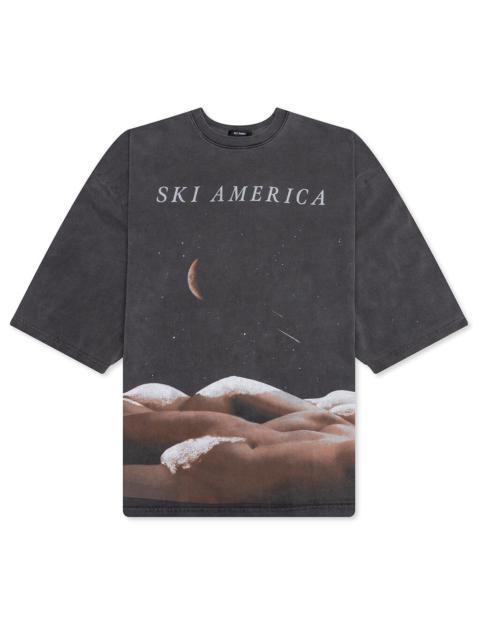 WILLY CHAVARRIA SKI AMERICA TEE - BLACK