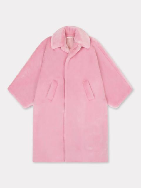 KENZO Oversized coat in fake fur