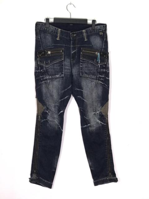 Other Designers Japanese Brand - PPFM Bondage Punk Denim Jeans