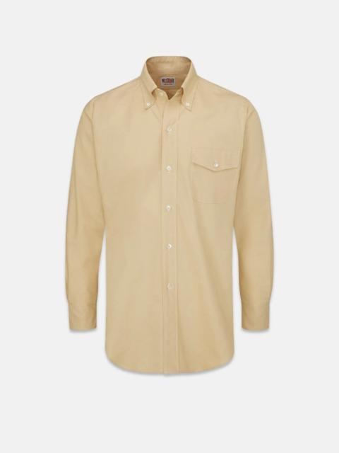 GLOVERALL Men's Jakes Shirts Oxford Shirt Yellow