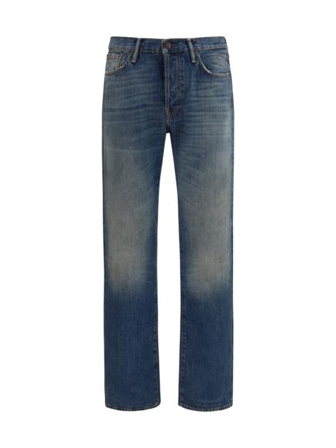 Acne Studios Acne Studios 1996M Regular Fit Jeans Mid Blue