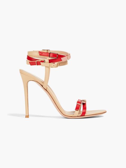 Gianvito Rossi Color-block leather sandals
