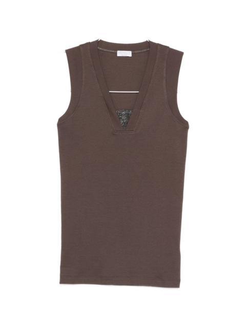 Brunello Cucinelli Cotton tank top