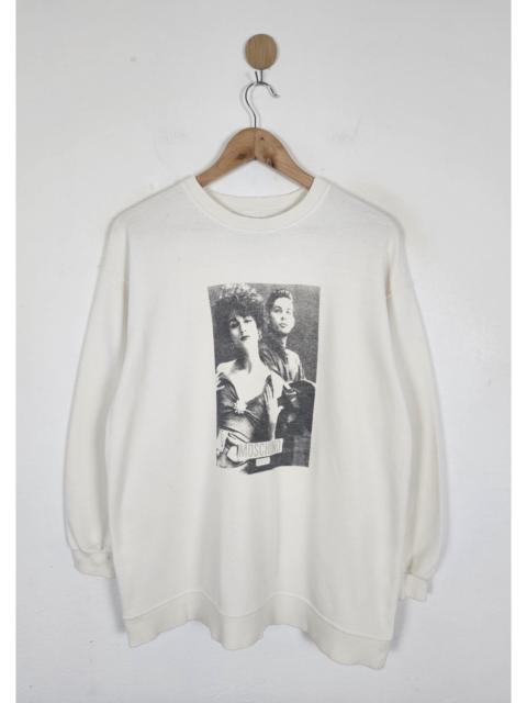 Moschino Vintage Moschino Jeans Milano photo tee promo ads sweatshirt