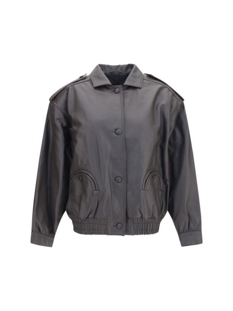 BLAZÉ MILANO Blazè Milano Women Charlie Ares Leather Bomber Jacket
