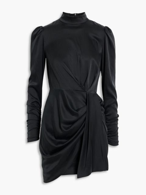 Zimmermann Draped silk-blend satin mini dress