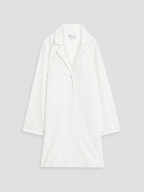 Other Designers Luna sequined cotton-tulle coat