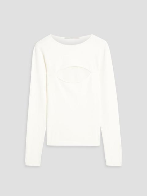 Stella McCartney Cutout stretch-knit top